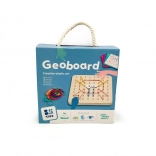 Planche en bois pour création créative - Geoboard B. Toys