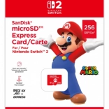 carte microsd express 256 go sandisk pro nintendo switch