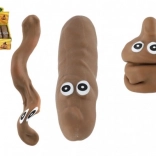 Jouet antistress caca 14 cm élastique et malléable