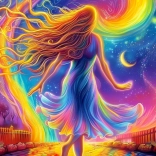 Puzzle Chemin coloré 1000 pièces