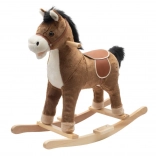 Cheval à bascule avec mélodie PlayTo marron