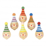 Toupie en bois motif clown SMALL FOOT