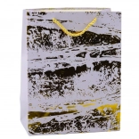 Sac cadeau élégant avec décoration dorée 23 x 18 x 10 cm