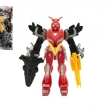 Figurine de robot en plastique 15 cm – guerrier d'action, 4 couleurs