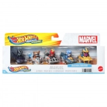Hot Wheels RacerVerse Marvel – pack de cinq voitures métalliques
