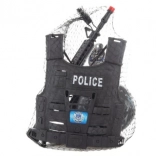Set de police pour enfants avec gilet tactique et accessoires
