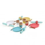 Set de vaisselle en bois pour enfants VILAC, 28 pièces