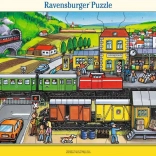 Puzzle Ravensburger À la gare 41 pièces
