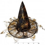 Chapeau de sorcier avec franges 35 × 37,5 cm