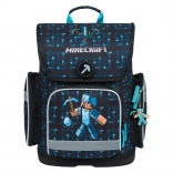 Cartable scolaire Baagl Ergo Minecraft Blue Axe