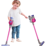 Jouet aspirateur balai sans fil pour enfants CASDON DYSON rose avec sons
