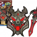 Ensemble Bouclier et Épée Black Warrior en mousse EVA