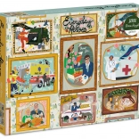 Puzzle Galison Héros du quotidien 1000 pièces