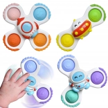 Woopie ensemble de spinners pour enfants - Fusée, Extraterrestre, Ovni