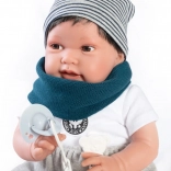Antonio Juan Pipo Hair – poupée bébé réaliste 42 cm avec corps souple