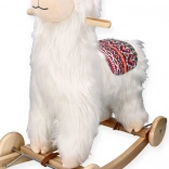 Alpaga à bascule avec roulettes