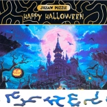 Puzzle Happy Halloween – château hanté 468 pièces