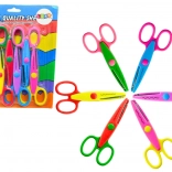 Ciseaux créatifs Motifs décoratifs colorés pour scrapbooking 6 pcs