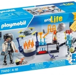 PLAYMOBIL coffret cadeau : scientifique avec robots