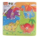 Puzzle en bois Dinosaures Colorés