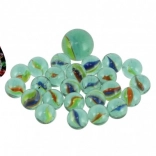 Billes en verre à claquer en filet – assortiment de tailles