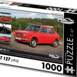 Puzzle voitures rétro Fiat 127 de 1973, 1000 pièces