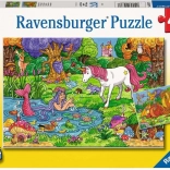 Puzzle Ravensburger Forêt Magique 2x24 pièces