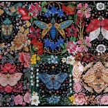 Puzzle Coléoptères parmi les fleurs 1000 pièces