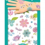 Djeco tatouages temporaires fleurs (2 feuilles)