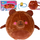 Grand ballon en peluche capybara 45 cm