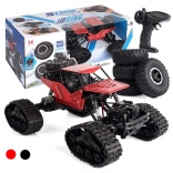 Voiture RC Rock Crawler 4x4 LHC012 tout-terrain 2-en-1 – Rouge