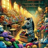 Puzzle Usine de jouets 100 pièces