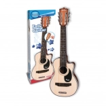 Guitare acoustique folk avec 6 cordes métalliques