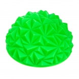 Demi-sphère d’équilibre massante verte à motif diamant