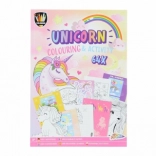 Livre de coloriage et d'activités pour enfants Licorne A4