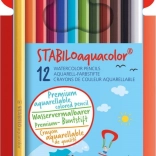 Ensemble de crayons aquarellables Stabilo Aquacolor 12 pcs