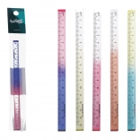 Règle 3D colorée 15 cm