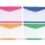 Chemise colorée à bouton-pression 36×26 cm