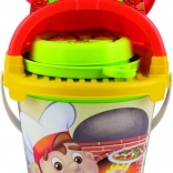 Androni ensemble pour le sable Pizza Friend, 7 pièces