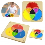 Tableau éducatif avec miroir coloré de Masterkidz