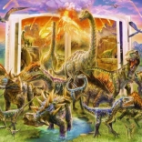 RAVENSBURGER Puzzle Encyclopédie des dinosaures XXL 300 pièces