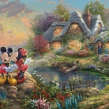 Puzzle Chouchous MICKEY ET MINNIE 1000 pièces