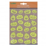 Autocollants phosphorescents Citrouilles Halloween 25 × 14,4 cm