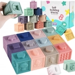 Woopie Jouet de rangement et cubes sensoriels pour enfants