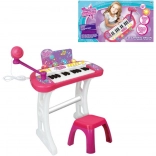 Piano pour enfants avec support et microphone