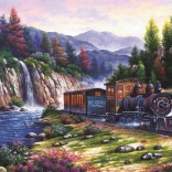 Puzzle voyage en train 1000 pièces ART PUZZLE