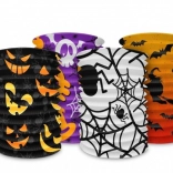 Lampion cylindre Halloween 15x15 cm