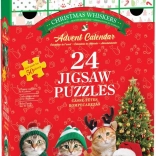 Calendrier de l'Avent puzzle Barbes de Noël