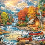 Puzzle CHERRY PAZZI Trésors en pleine nature, 2000 pièces