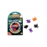 Araignées en silicone adhésives 3 cm – lot de 12 pièces